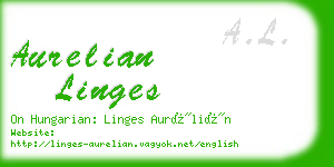 aurelian linges business card